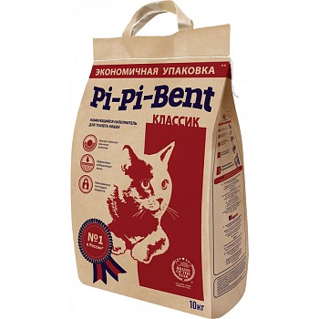 Pi-Pi-Bent Комкующийся наполнитель для кошачьего туалета 10кг купить 