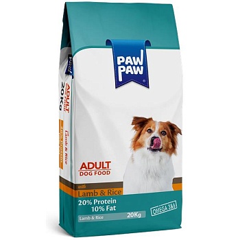 Pawpaw Adult Dog Food with Lamb & Rice сухой корм для собак с ягненком и рисом купить 