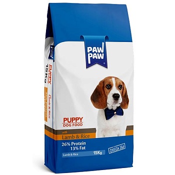 Pawpaw Puppy Dog Food with Lamb & Rice сухой корм для щенков с ягненком и рисом купить 