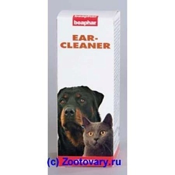 Beaphar Ear-Cleaner Лосьон для Ухода За Ушами У Кошек и Собак 50Мл купить 