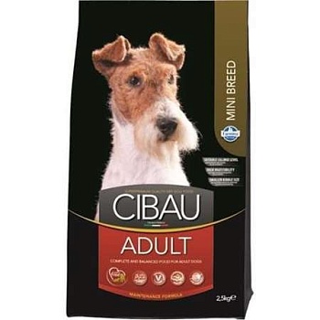 CIBAU Adult Mini корм для взрослых собак мелких пород 2.5кг купить 