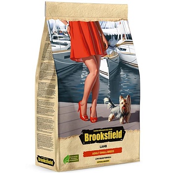 BROOKSFIELD Adult Dog Small Breed Сухой корм для взрослых собак мелких пород Ягнёнок/рис 1,5кг купить 