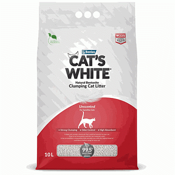 Наполнитель Cat's White Natural комкующийся натуральный 10л купить 