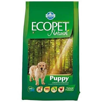 Ecopet Natural Puppy корм для Щенков 12кг купить 
