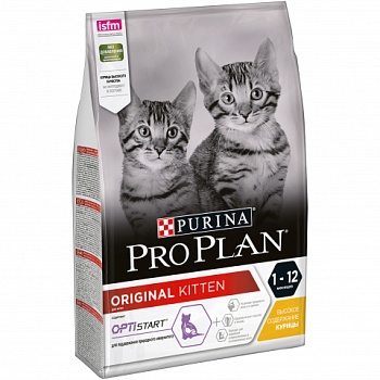 PRO PLAN Junior сухой корм для котят от 6 месяцев до года Курица 3 кг купить 