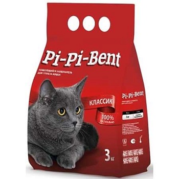 Наполнитель для кошек Pi-Pi-Bent Классик 3кг купить 