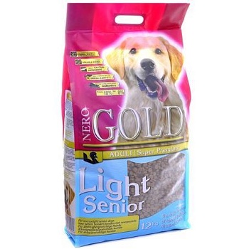 NERO GOLD Senior/Light корм для пожилых собак Индейка и рис 12кг купить 