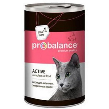 ПРОБАЛАНС Active Консервы для кошек Активных 415г купить 
