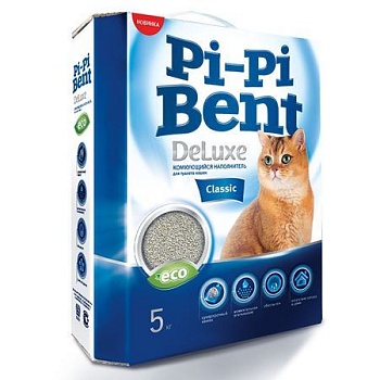 Pi-Pi Bent DeLuxe Classic Наполнитель для кошек 5кг купить 