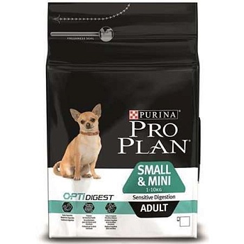 PRO PLAN Adult Small & Mini Sensitive Digestion сухой корм для взрослых собак мелких и карликовых пород с чувствительным пищеварением с ягненком и рисом 3 кг купить 