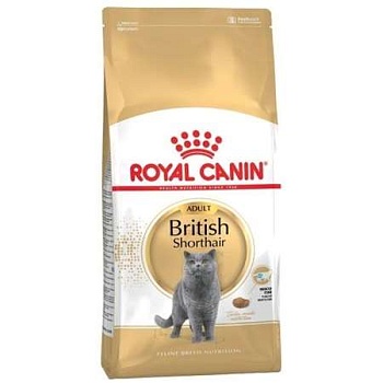 Royal Canin British Short Hair 34 Питание для Кошек Британской Короткошерстной Породы Старше 12 Мес 4кг купить 