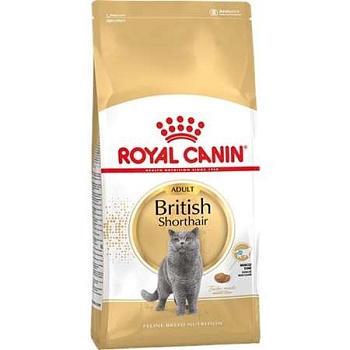 Royal Canin British Short Hair 34 Питание для Кошек Британской Короткошерстной Породы Старше 12 Мес 10кг купить 