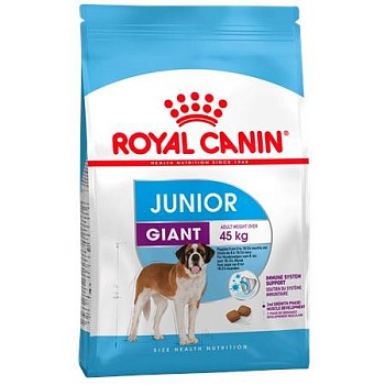 Royal Canin Giant Junior Корм для Щенков Гигантских Пород с 8 до 18/24 Месяцев 15кг купить 