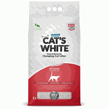 Наполнитель Cat's White Natural комкующийся натуральный 5л купить 