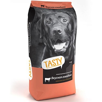 TASTY Petfood Корм для собак с говядиной 15кг купить 