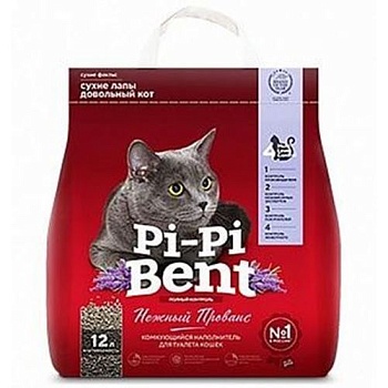 Pi-Pi-Bent Нежный прованс наполнитель для кошачьего туалета 5кг купить 
