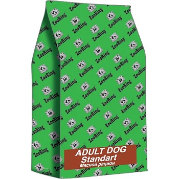 ZooRing Active Dog Standart Сухой корм для собак Мясной рацион. 23/10, 20 кг купить 