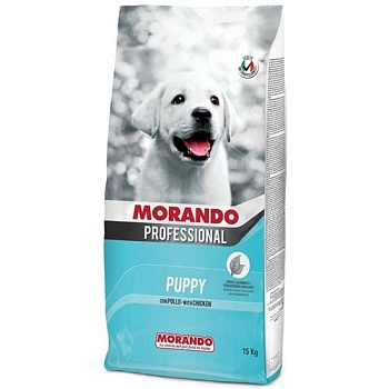 Morando Professional Cane Сухой корм для щенков с курицей 15кг купить 
