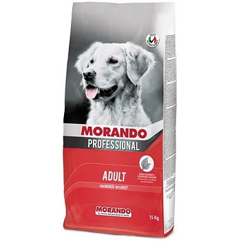 Morando Professional Cane Сухой корм для взрослых собак с говядиной 15кг купить 