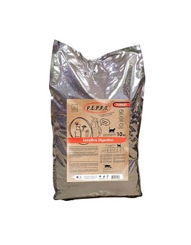 PEPPO Сухой корм для кошек Чувствительное. пищеварение Индейка 10кг купить  зоотовары для животных