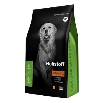 Holistoff сухой корм для собак и щенков средних и мелких пород с Лососем и рисом 12кг купить 