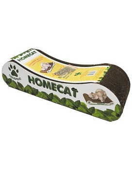 HOMECAT Когтеточка Мятная волна MINI для котят 12 см (гофрокартон) НОВИНКА 4119417 купить  зоотовары для животных