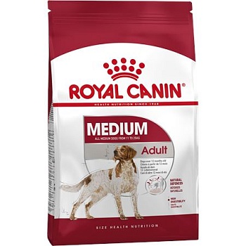 Royal Canin Medium Adult Корм для Собак Средних Пород от 12 Месяцев до 7 Лет 3кг купить 