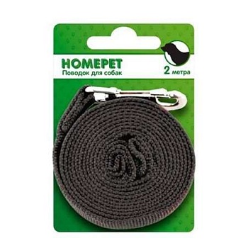 HOMEPET Поводок брезентовый 2 метра 5125358 купить  зоотовары для животных