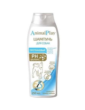 Animal Play-Протеиновый шампунь для собак всех пород 250 мл купить  зоотовары для животных