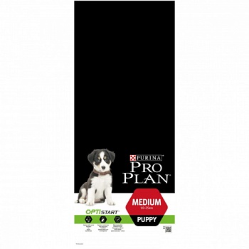 PRO PLAN Puppy Medium сухой корм для щенков средних пород 10 - 25 кг Курица 12 кг купить 