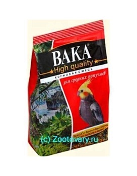 ВАКА High Quality корм для средних попугаев 500гр купить  зоотовары для животных
