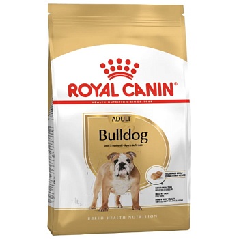 ROYAL CANIN BULLDOG ADULT сухой корм для Английских бульдогов старше 12 месяцев 12кг купить 