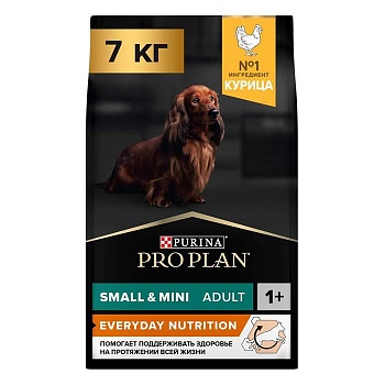 Pro Plan Small & Mini Adult сухой корм для собак мелких и карликовых пород 1 - 10 кг Курица 7 кг купить 