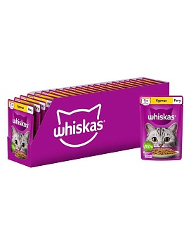 Whiskas Рагу с Курицей 28х75г купить  зоотовары для животных