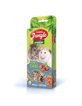 HAPPY JUNGLE Престиж Корзинки для грызунов мед+орехи 3 шт. купить  зоотовары для животных