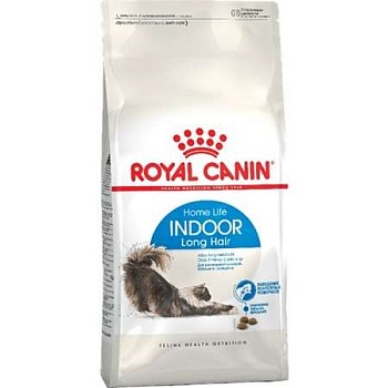 Royal Canin Индор Лонг Хэйр 35 для Длинношерстных Кошек от 1 до 10Лет 2кг купить 