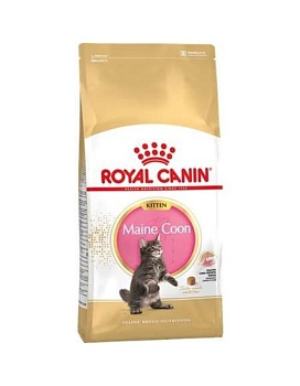 Royal Canin Kitten Main Coon 36 сухой корм для котят крупных пород 2кг купить  зоотовары для животных