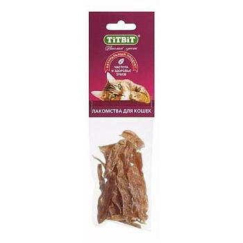 ТитБит Филе куриное (соломка) для кошек -мягкая упаковка 10гр купить 