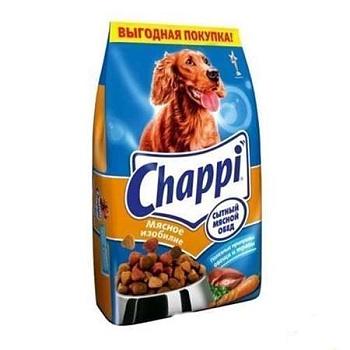 Chappi Сытный Мясной Обед Мясное Изобилие 2.5кг купить 