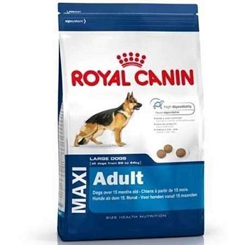 Royal Canin Maxi Adult Корм для Собак Крупных Пород от 15 Месяцев до 5 Лет 15кг купить 