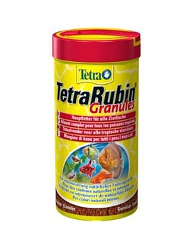 TETRA Rubin Granues корм в гранулах для улучшения и поддержания окраса всех видов рыб 250мл. купить  зоотовары для животных