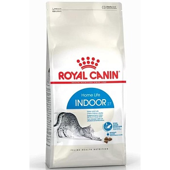 Royal Canin INDOOR 27 корм для кошек до 7 лет, живущих в помещении 200г купить 