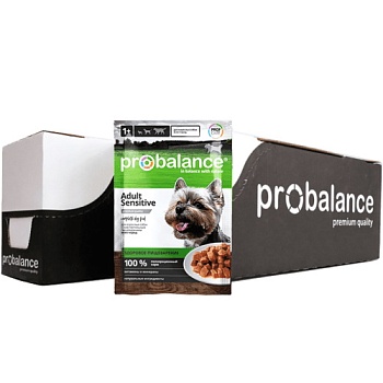ProBalance Sensitive консервы для собак с чувствительным пищеварением 25х85гр купить 