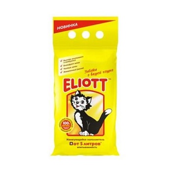 Наполнитель комкующийся Eliott Clumping 5л купить 