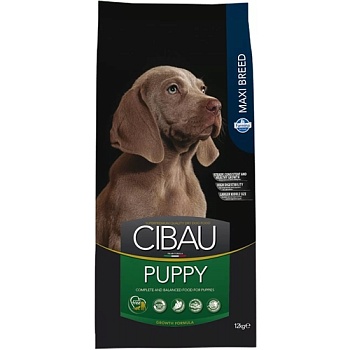 CIBAU Puppy Maxi корм для щенков крупных пород 12кг купить 