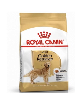ROYAL CANIN GOLDEN RETRIEVER ADULT сухой корм для Голден ретриверов старше 15 месяцев 12кг купить  зоотовары для животных