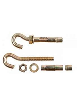 Анкерный болт с крюком 16 х 110 мм, 4 шт купить  зоотовары для животных