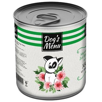 Dog`s Menu консервы для собак Хаггис из Ягненка и риса 9х750г купить 