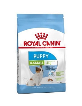 Royal Canin X-Small Puppy Корм для Щенков Миниатюрных Размеров 1.5кг купить  зоотовары для животных
