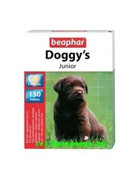 Beaphar 12575 Doggys Juniorвитамины для Щенков 150Таб. купить  зоотовары для животных